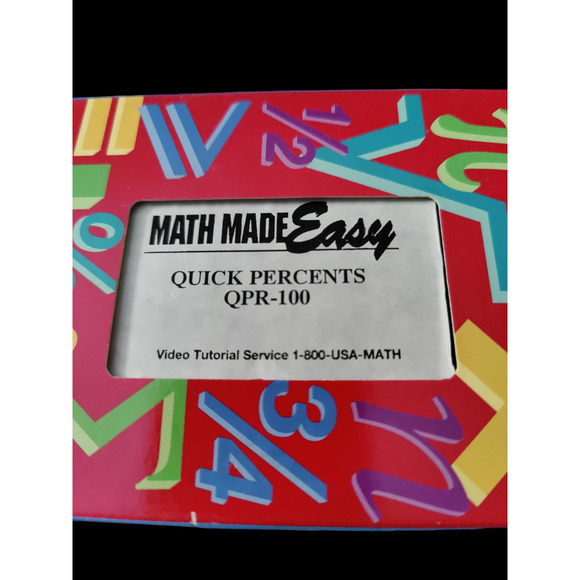 Bundle of VHS tapes Math Made Easy - Picture 3 of 4